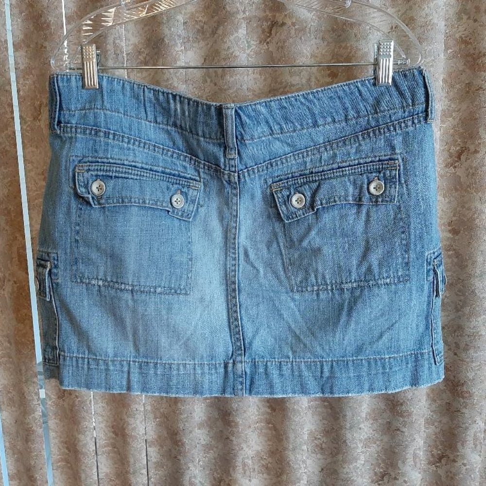 Lt denim Old Navy miniskirt size 12 - Picture 4 of 4
